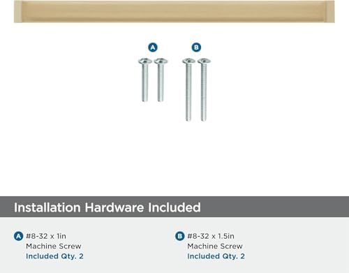Amerock | Cabinet Pull | Champagne Bronze | 6-5/16 inch (160 mm) Center to Center | Blackrock | 1 Pack | Drawer Pull | Drawer Handle | Cabinet Hardware | 6-5/16 inch (160mm) Center-to-Center Mounting Distance and 7-1/4 inches Overall Length, Durable Zi...