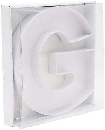 12" Fillable Cardboard Letter Charcuterie Gift Cupcake Box With Cover Sweets Packaging (G)