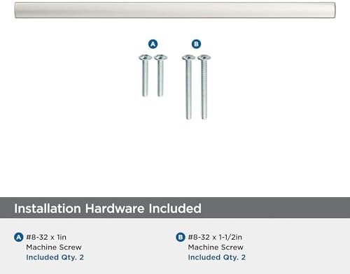 Amerock 8-13/16" Merced Polished Nickel Drawer Pull
