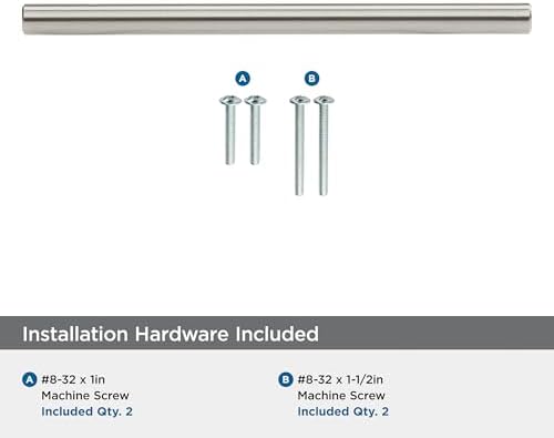 Amerock 10 Pack 5-1/16" Bar Pulls Satin Nickel Drawer Pull