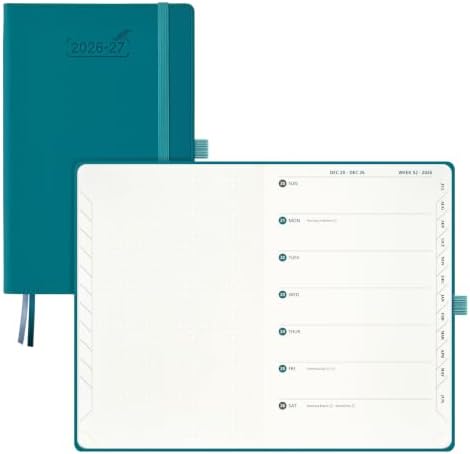BEZEND 2026 2027 Planner Weekly Monthly (A5 5.5"x8.5") Dot-Grid Journal