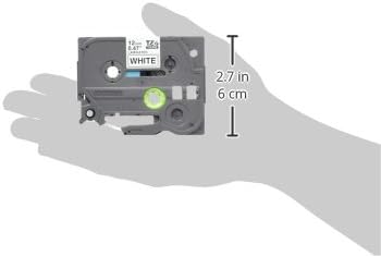 Brother Genuine P-Touch, TZe-231 2 Pack Tape (TZE2312PK) ½”(0.47”) x 26.2 ft. (8m) Laminated P-Touch Tape, Black on White (Pack of 2)