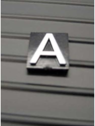 Quartet Characters for Magnetic Letter Boards, Helvetica Font, 1 Inch, 128 Characters per Set, White (M1)