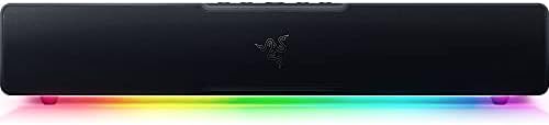 Razer Leviathan V2 X: PC Soundbar with Full-Range Drivers & Base Station V2 Chroma: Chroma RGB Lighting - Non-Slip Rubber Base - Designed for Gaming Headsets - Classic Black
