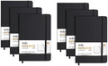 ViVin 6 Pack A5 Hardcover Lined Notebook,192 pg College Ruled 5.5x8.3