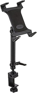ARKON Mounts Heavy-Duty Tablet Clamp Mount for Desks or Treadmills | Universal Tablet Holder | Strong C-Clamp | Compatible with iPad, Samsung, Google, Huawei, Nokia, and more | TAB804