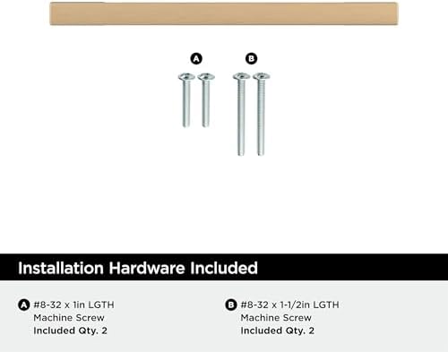 Amerock 25 Pack 3-3/4" Cityscape Champagne Bronze Drawer Pull