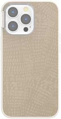 PopSockets iPhone 13 Pro Phone Case with MagSafe- Latte Petrified