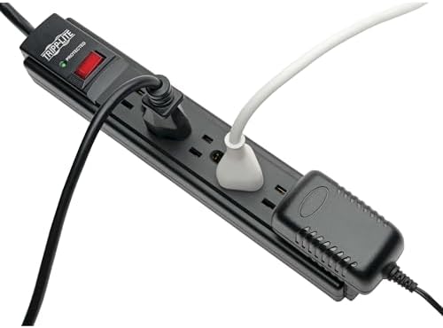 Tripp Lite Protect It! 6-Outlet Surge Protector w/ 15ft Cord, 790 Joules - Black