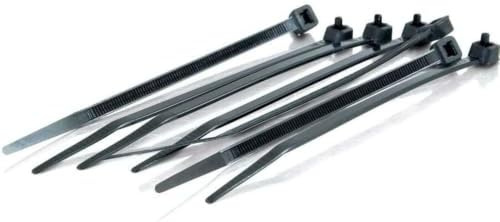 C2G 43037 6 Inch Cable Tie Multipack (100 Pack) TAA Compliant, Black - TAA Compliant