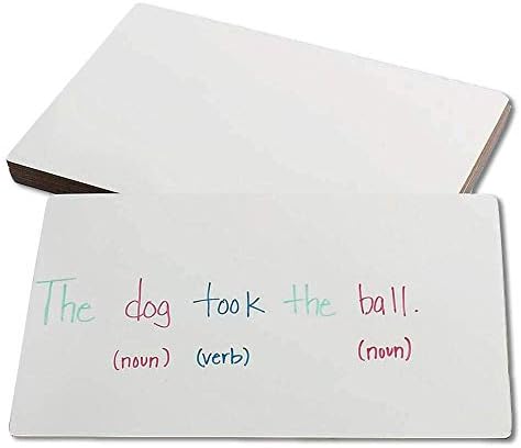 hand2mind Double-Sided Centimeter Grid White Boards for Students, Grid Board for Graphing, Dry Erase Boards, Portable Whiteboard, School Supplies, Classroom Supplies (Pack of 10)