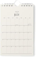 Karto Small Wall Calendar 2026-2027 6x9 in - Beige 2.0
