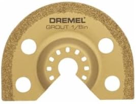 Dremel MM501-1/16-Inch Oscillating Multitool Blade for Grout Removal, Fast Cutting Carbide Accessory - Universal Quick- Fit Interface Fits Bosch, Makita, Milwaukee, and Rockwell