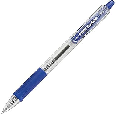 PILOT EasyTouch Ballpoint Pens, Blue Ink Pens, 0.7mm, 12-Pack