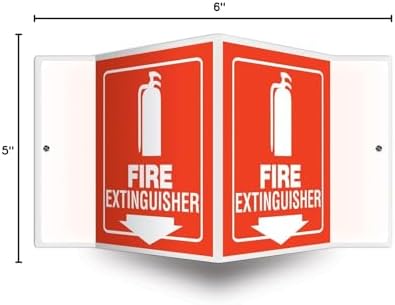 AccuformNMC Fire Extinguisher 3D Projection Sign