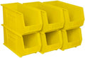 Akro-Mils 30265 AkroBins Plastic Storage Bins, 18"x8.25"x9", Yellow, 6-Pack