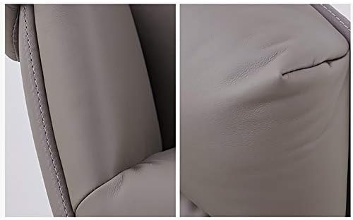 Office Chair Desk Chair Armrest Swivel Roll High Back PU Leather Computer Chair Adjustable Ergonomic Task Chair (A Technology Leather No Massage)