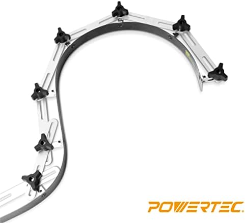 POWERTEC 71800 Flexible Curve Template – Professional Contour Woodworking Tool, 107" and 37"