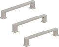 Amerock 10BX37032G10 | Satin Nickel Cabinet Pull | 5-1/16 inch (128mm) Center-to-Center | 30 Pack | Bridgeport | Furniture Hardware