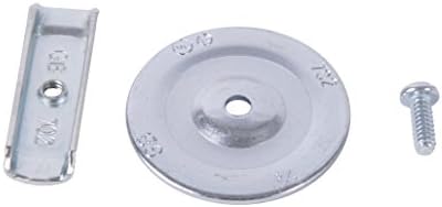 Gardner Bender KO702 Metal Knockout Seal, ¾ Inch Conduit Size, Marked Size, Rust-Proof Galvanized Steel, 16 AWG Steel, ⅜ Inch Thread, Embossed - Self Centering, For Knockout Punch / Die Conduit, Cover, 50 Pk.