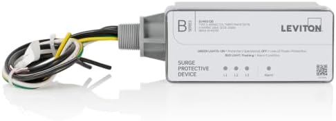 Leviton Type 2 Surge Protective Panel, 480 VAC, Three Phase Delta, 130kA per Phase, B3480-DB
