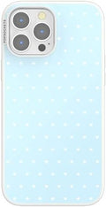 PopSockets iPhone 13 Pro Max Phone Case w/MagSafe- Sweet Heart Blue | Magnetic, Wireless Charging, Camera & Drop Protection, Blue, Phone, Women