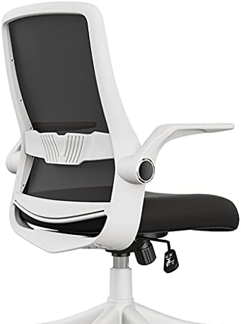 Chair Computer Chair Home Desk Chair Student Learning to Write Backrest Swivel Chair Office Lift Chair Ergonomics Chairs (Color : Gray) (White)