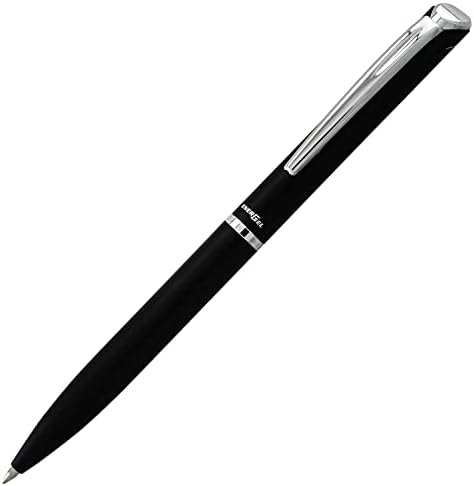 Pentel EnerGel Style Gel Pen, (0.7mm) Medium Line, Black Barrel, Black Ink, Gift Box w/Belly Band (BL2007AABX)