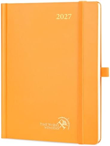 POPRUN 2027 Planner Weekly and Monthly, 6.5" x 8.75", Daily Calendar Book
