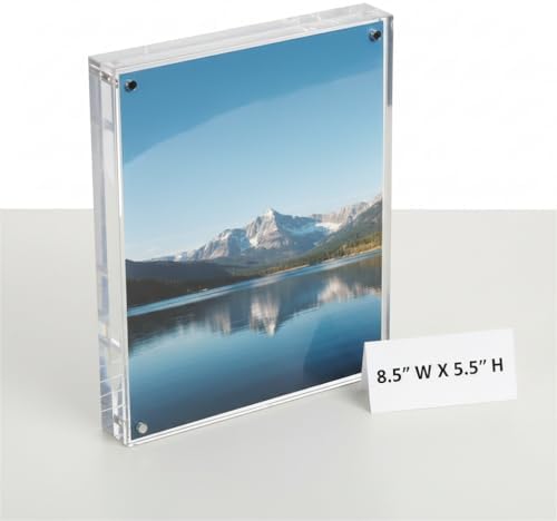 Azar Displays 104435 8.5x5.5 Vertical/Horizontal Block Frame