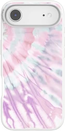 PopSockets iPhone 17 Air Phone Case with MagSafe- Coastal Dye Purple | Magnetic, Wireless Charging, Camera & Drop Protection, Purple, Aura, Rainbow, Colorful