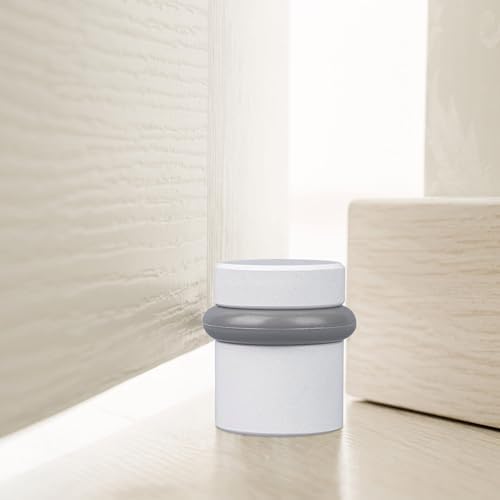 Design House Cylindrical Doorstop, White