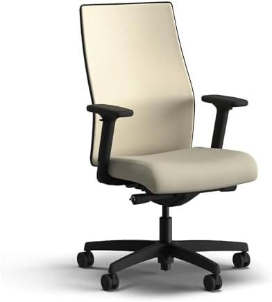 HON Ignition 2.0 Ergonomic Office Chair, Lumbar Support, Desk Chair, Linen