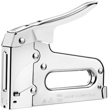 Arrow T50 Heavy-Duty Staple Gun, Manual Stapler