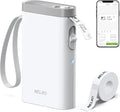 Nelko P21 Label Maker Machine with Tape, Bluetooth Label Printer, White