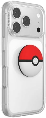 PopSockets Adhesive Phone Grip, Holder- Pokeball