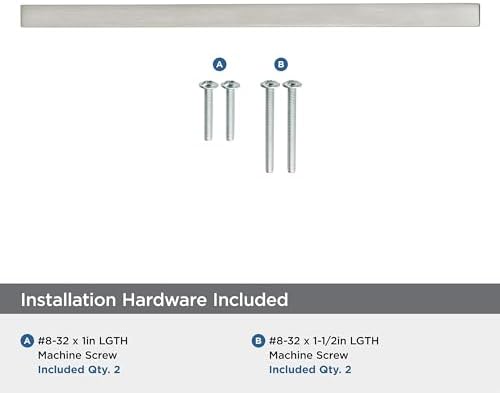 Amerock 7-9/16" Monument Satin Nickel Drawer Pull