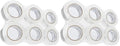 Amazon Basics Packing Tape, Strong & Durable for Moving, Storage, Shipping, Mailing and Sealing, Crystal Clear, 1.88" x 109 Yards, 12-Pack