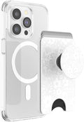 PopSockets Phone Wallet for MagSafe with Grip- Blanc Fresh
