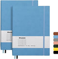 College Ruled Notebook B5, Total 376 Numbered Pages 7.6'' x 10''(BLUE)