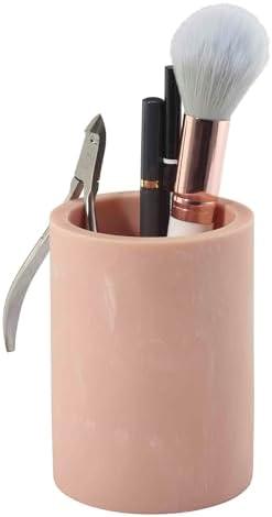 Nicole Miller - Tumbler, Resin Countertop Accessories, Dorm Room Essentials (Kendall Collection, Clay)