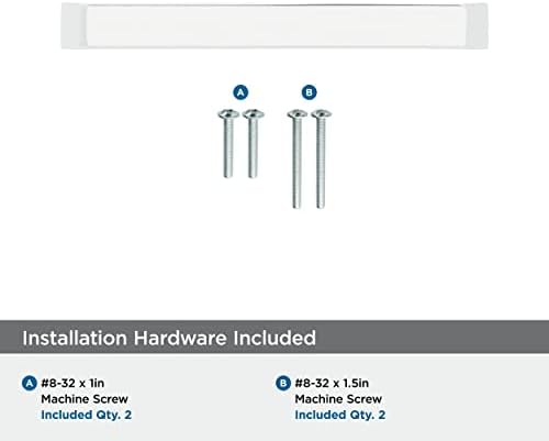 Amerock | Cabinet Pull | Polished Chrome | 3-3/4 inch (96 mm) Center to Center | Blackrock | 2 Pack | Drawer Pull | Drawer Handle | Cabinet Hardware