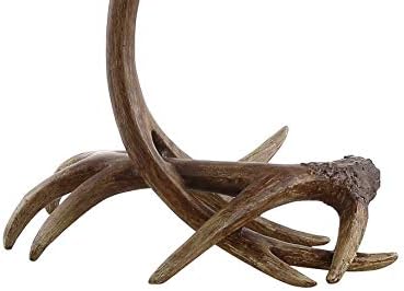JONATHAN Y Antler Table Lamp Rustic Farmhouse Lodge 27.5" Resin, Brown