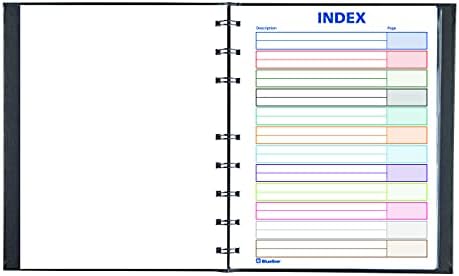 Blueline Notepro Composition Notebook, Black, 9.25 x 7.25 inches, 192 Ruled Pages (A9C.81) - (Pack of 10)