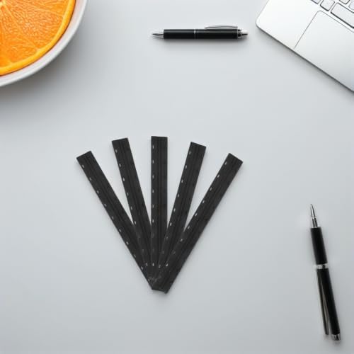 100pcs Black Plastic Paper File Fasteners for Presentation Folders