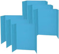Pacon PAC3771-6 Corrugated Cardboard Presentation Board, 48-Inch x 36-Inch, Sky Blue, Pack of 6