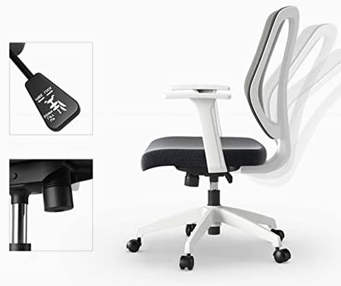 Office Chair Employee Office Chair Mid Back Chair Breathable Mesh Lift Chair Computer Chair Conference Chair Home Office Chair (Colour: B) (Color : B) (A)