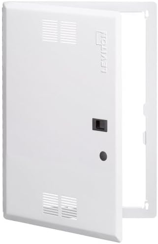 Leviton 28" Vented Premium Hinged Structured Media Door, 47605-28S, White