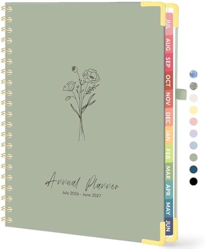 Forvencer Academic Planner 2026-2027, Weekly & Monthly Hardcover Planner A4