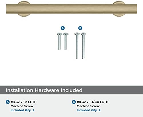 Amerock 5-1/16" Everett Golden Champagne Drawer Pull